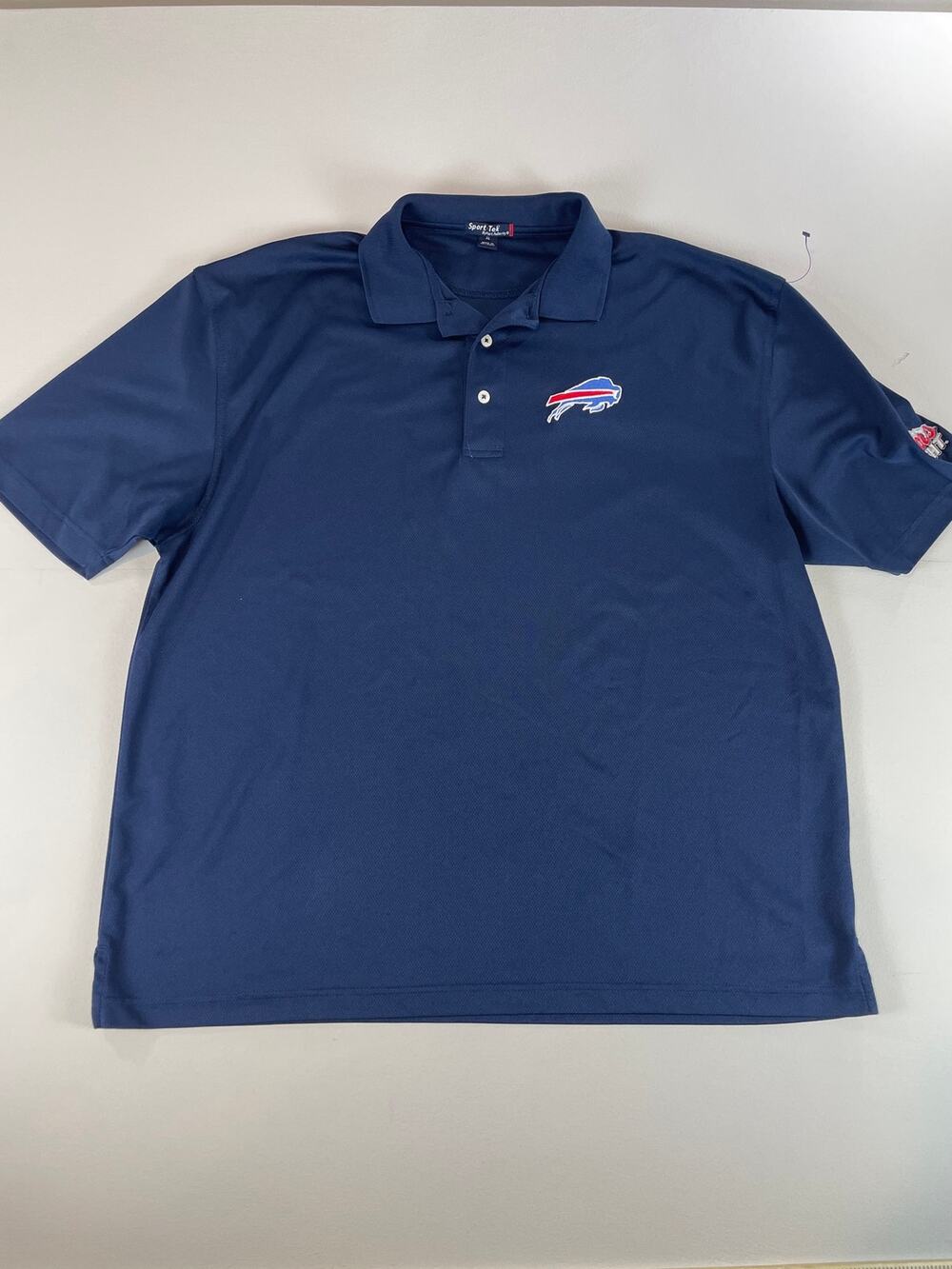 Sport‑Tek Mens Navy Blue Buffalo Bills Polo Shirt Size XL